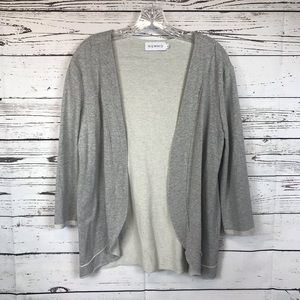 Nommo Open Front Cardigan Raw edge L